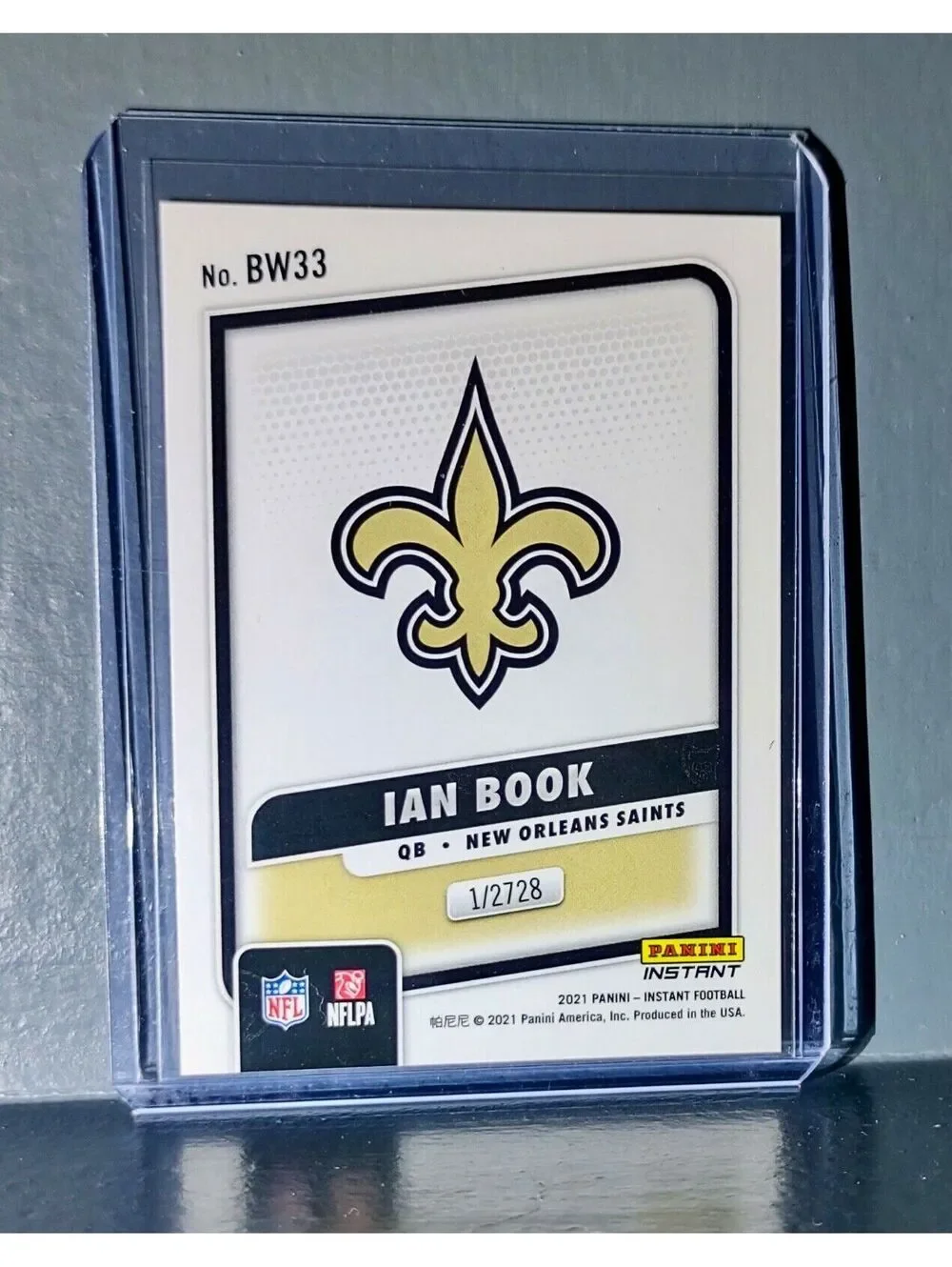 Ian Book 2021 Panini NFL Black and White Rookies #33 Card 1/2728